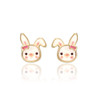 Bouncy Bunny Stud Earrings