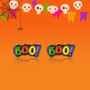 Halloween Boo! Stud Earrings