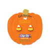 Candy Corn Clip On Earrings on Pumpkin Card