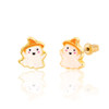 Glitter Ghost Stud Earrings