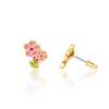 Little Pink Flower Stud Earrings