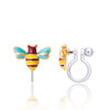 Bee Clip On Earrings