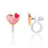 Heart Clip On Earrings