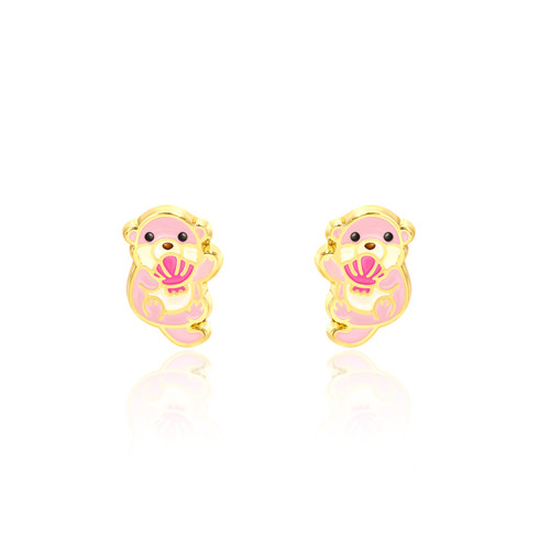 Girl Nation Otter this World Hypoallergenic Stud Earrings