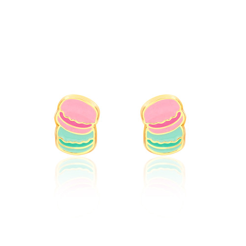 Girl Nation Les Petits Macarons Hypoallergenic Stud Earrings