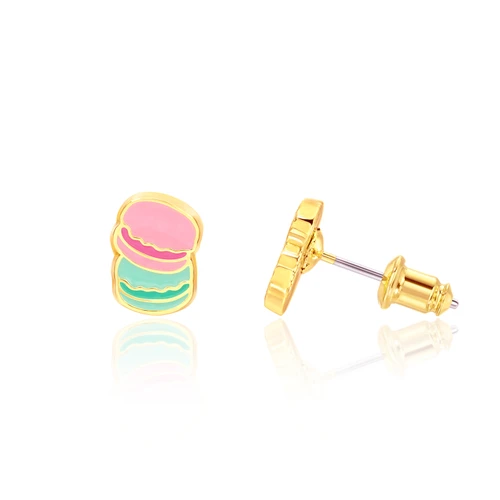 Macaron Stud Earrings for Girls