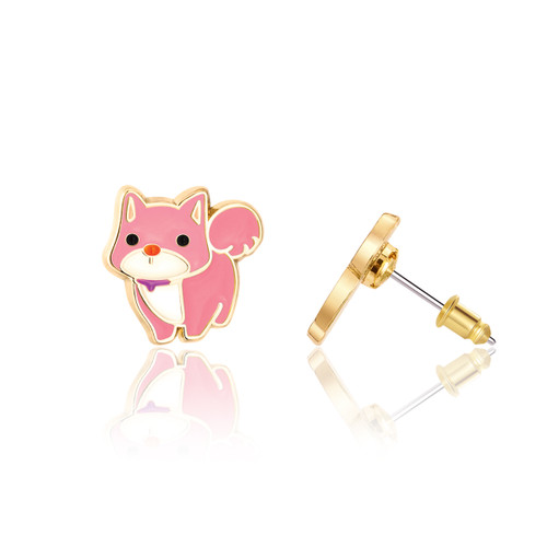 Girl Nation Corgi Stud Earrings