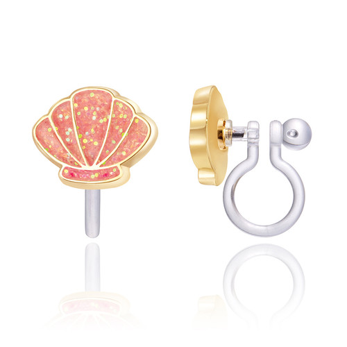 Girl Nation Seashell Clip On Earrings