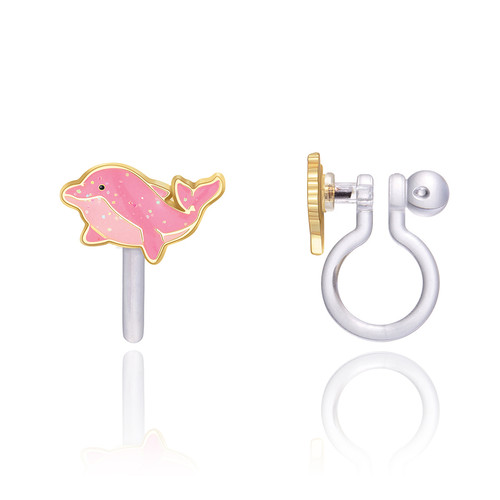 Dolphin Clip On Earrings for Girls
