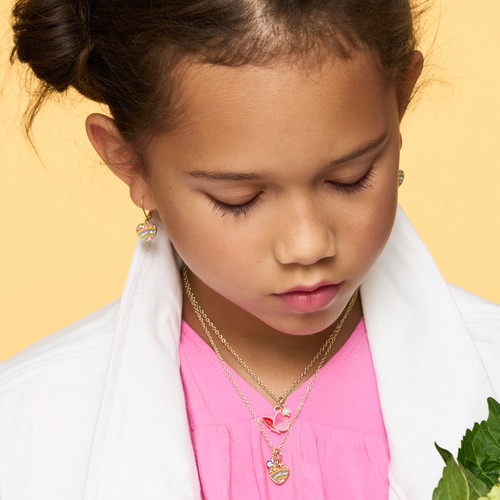 Crystal Rainbow Heart Lever Back Earrings Crystal Rainbow Heart Lever Back Earrings