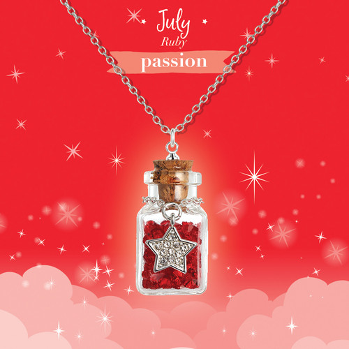 July Birthstone Necklace by Girl Nation