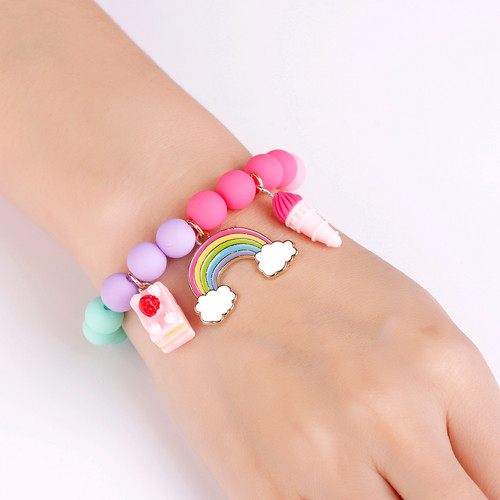 Girl Nation Rainbow Beaded Bracelet Girl Nation Rainbow Beaded Bracelet
