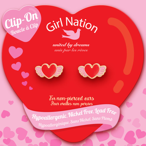 Angel Heart Cutie Clip-on Earrings Angel Heart Cutie Clip-on Earrings