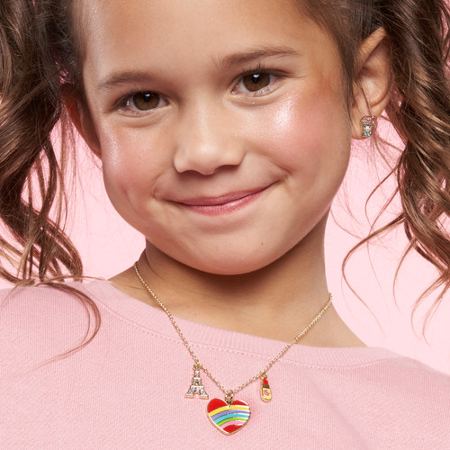 Charming Whimsy Necklace Paris Heart Charming Whimsy Necklace Paris Heart