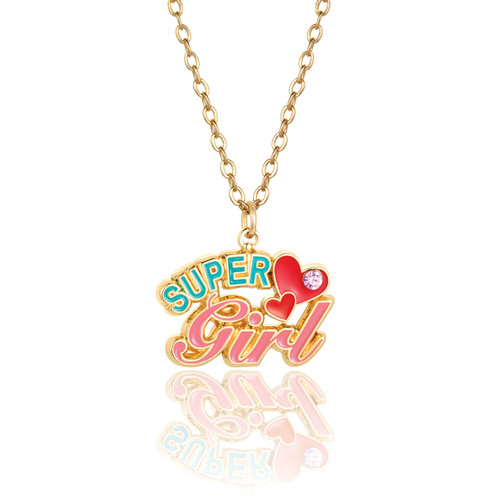 Super Girl Necklace Super Girl Necklace