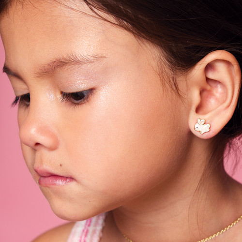 Glitter Rainbow Fish Cutie Studs by Girl Nation