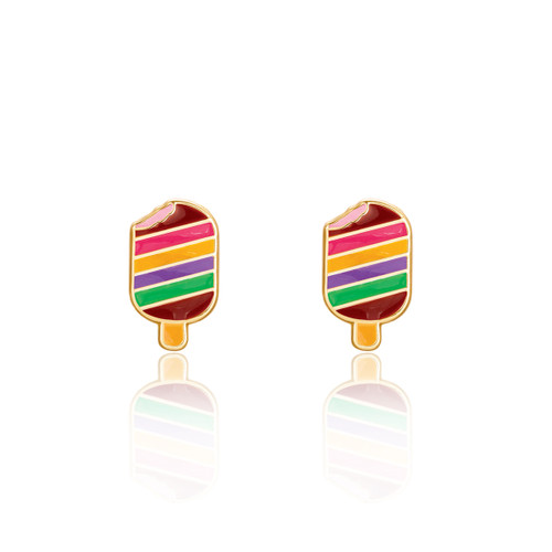 Rainbow Pop Cutie Stud Earrings