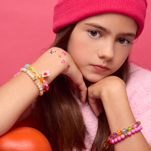 Sweet Treats Duo Bracelets on Girl Sweet Treats Duo Bracelets on Girl