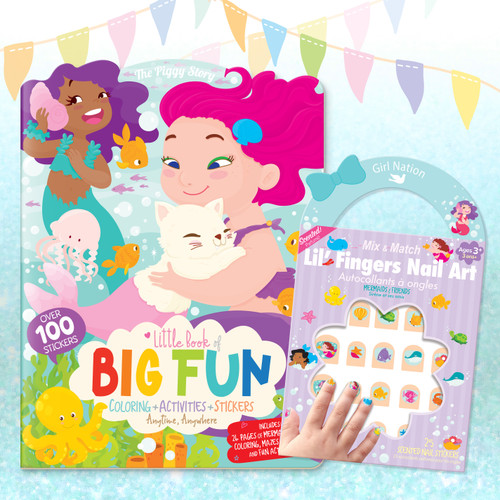 Mermaid Activity Book and Nail Stickers Mermaid Activity Book and Nail Stickers