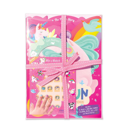 Unicorn Gift Pack with Pink Bow