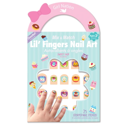 Lil' Fingers Sweet Shop Scented Nail Stickers