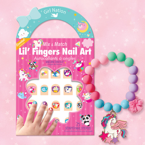 Unicorn Nail Stickers and Bracelet Unicorn Nail Stickers and Bracelet