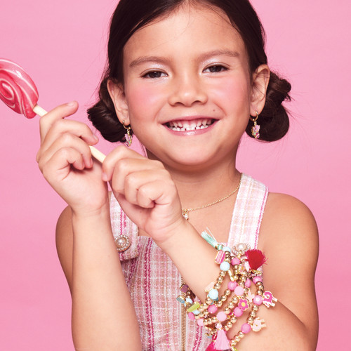 Sweet Macaron Beaded Bracelet with Tassel Sweet Macaron Beaded Bracelet with Tassel