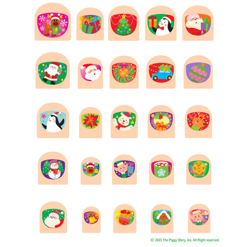 Lil Fingers Nail Art Holly Jolly Lil Fingers Nail Art Holly Jolly