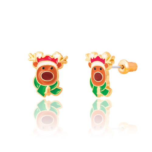Reindeer Stud Earrings