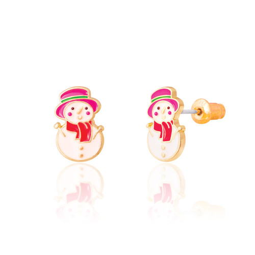Snowman Stud Earrings