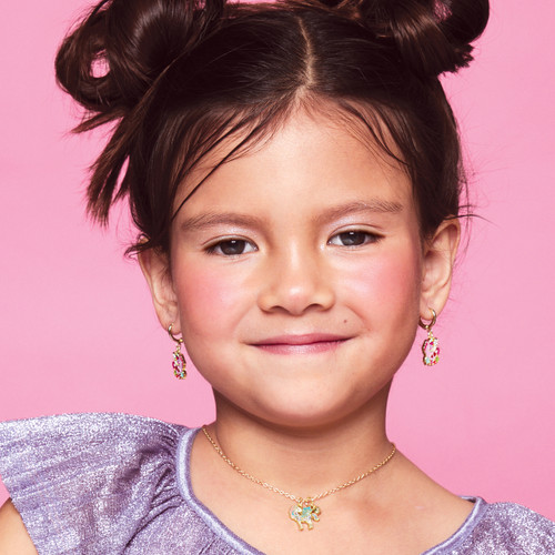 Huggie Hoop Dangle Earrings | Enchanted Unicorn Huggie Hoop Dangle Earrings | Enchanted Unicorn