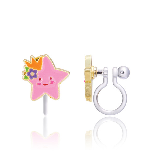 Twinkle Little Star Clip-On Earrings for Girls