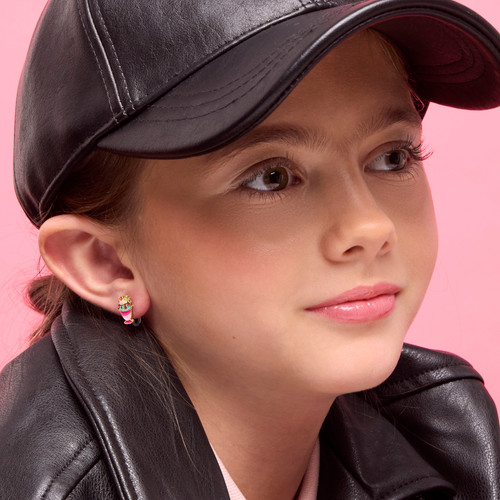 Sundae Supreme Cutie Clip-on Earrings on Girl