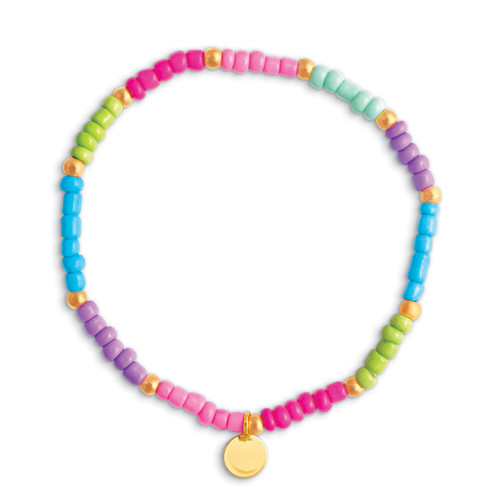 Rainbow Stripes Mini Bead Bracelet Rainbow Stripes Mini Bead Bracelet