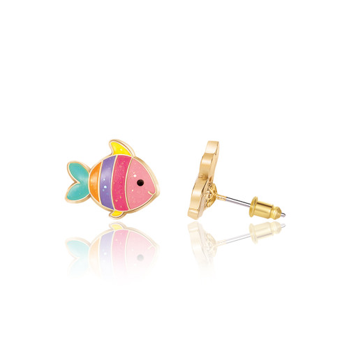 Fish Stud Earrings