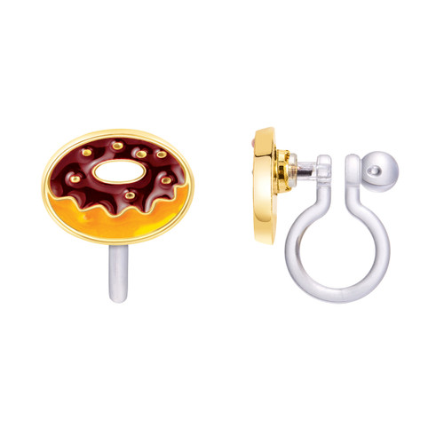 Donut Clip On Earrings