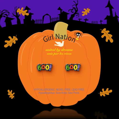Halloween Boo Earrings