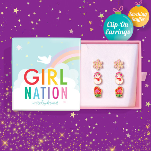 Snow What Fun Clip On Earring Gift Set