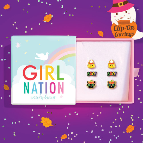 Halloween Sweet & Spooky Clip On Earring Gift Set