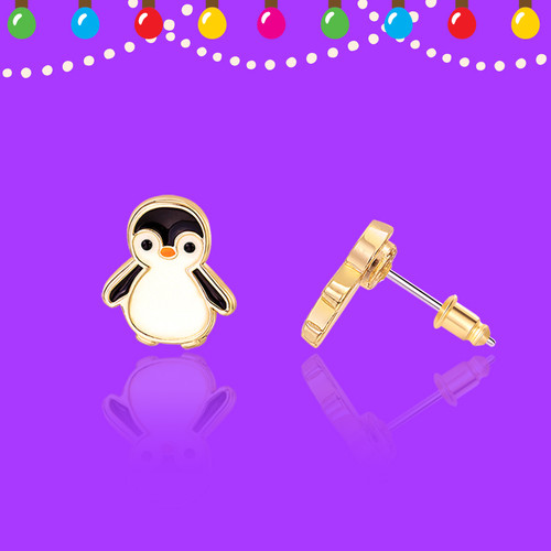 Penguin Stud Earrings