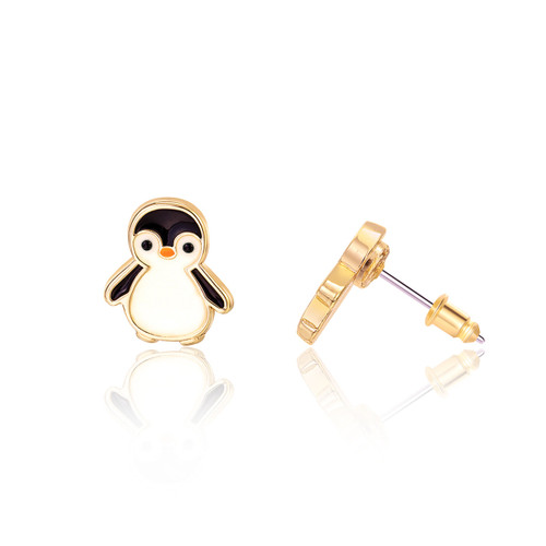 Girl Nation Personable Penguin Stud Earrings Girl Nation Personable Penguin Stud Earrings