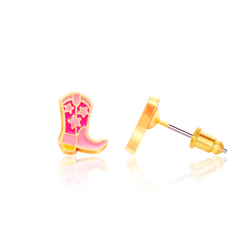 Cowgirl Boot Stud Earrings
