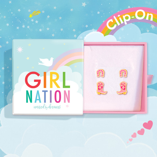 Yeehaw! Clip On Earring Gift Set