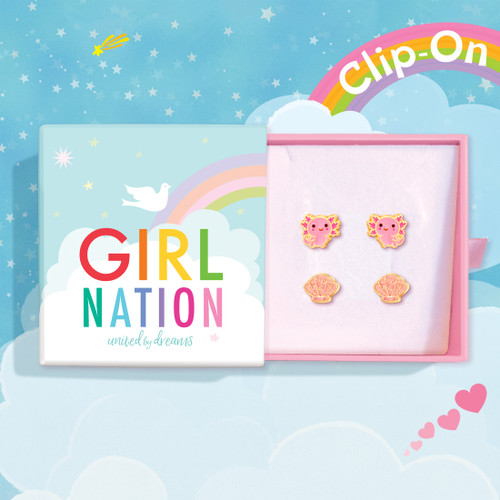 Shells & Smiles Clip On Earring Gift Set