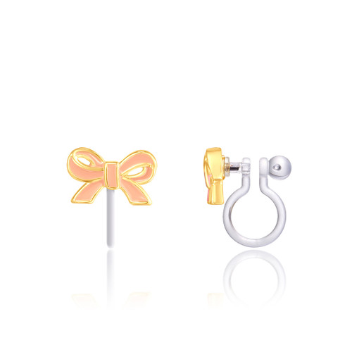 Bow Clip On Earrings
