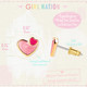 Details and Size of Girl Nation Heart 2 Heart Earrings