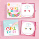 Earrings arrive in an adorable Girl Nation Jewelry Gift Box.