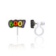 Boo Clip On Earrings