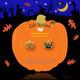 Paws & Pumpkin Earrings on Pumpkin Card