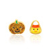Pumpkin and Candy Corn Mix & Match Earrings